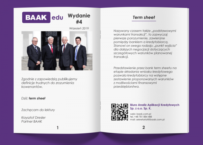 TERM SHEET